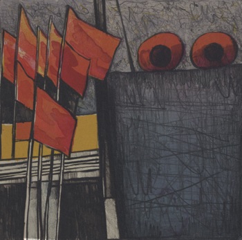 Flags Floats and Boats II
Lithograph
180mm x 180mm
2005 Flags Floats and Boats II
Lithograph
180mm x 180mm
2005